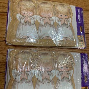 NWT Hallmark Holiday Angel Party Invitations Cards